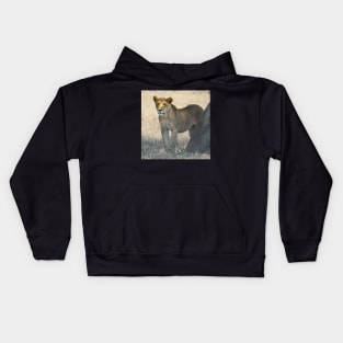 African Lion, Serengeti, Tanzania Kids Hoodie